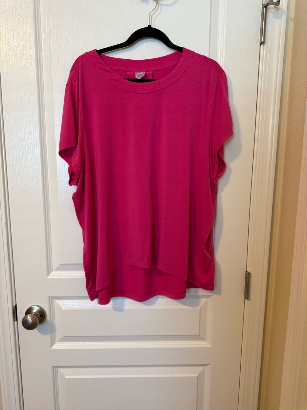 Athleta Hot Pink Short Sleeve Relaxed Tee
